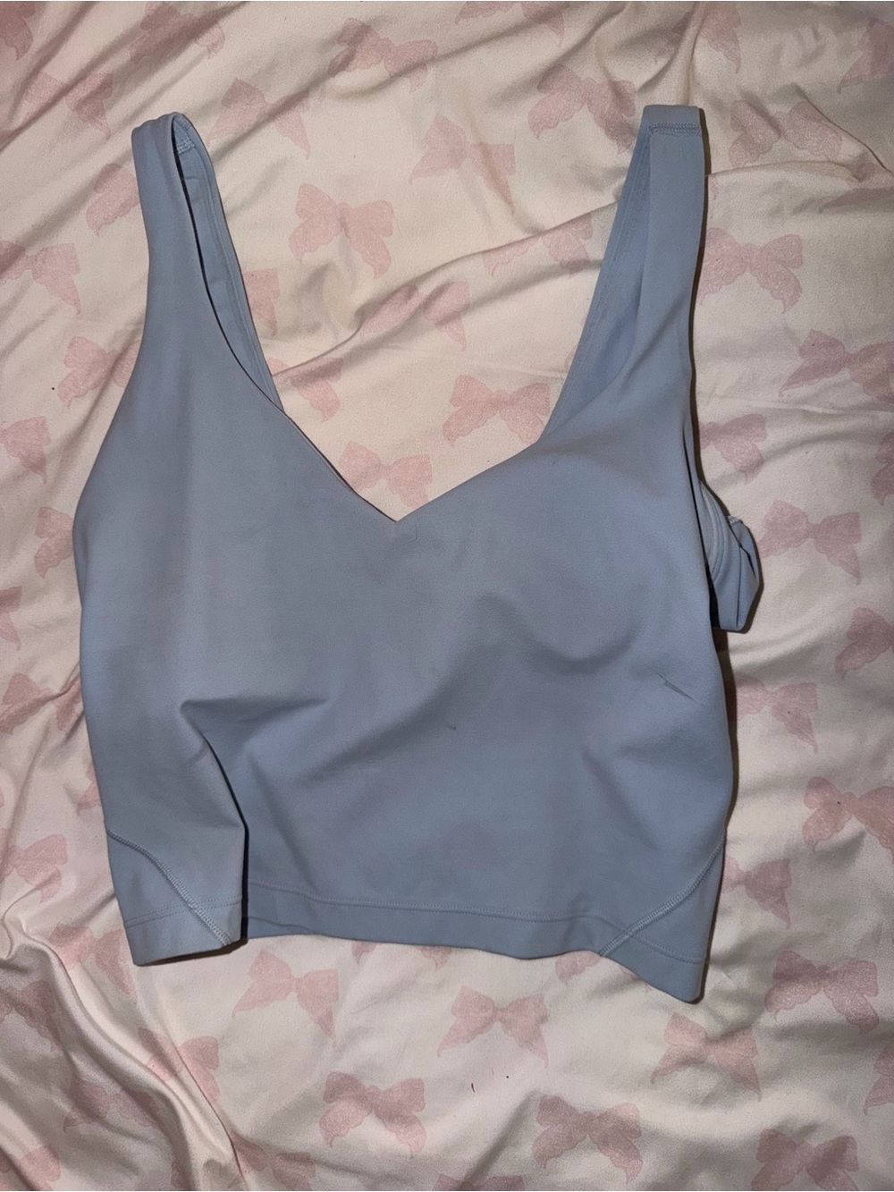 Lulu blue align tank